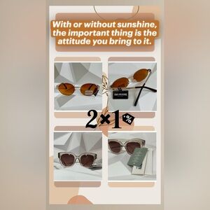 H&M Transparent Brown Sunglasses
+ 1- True Religion